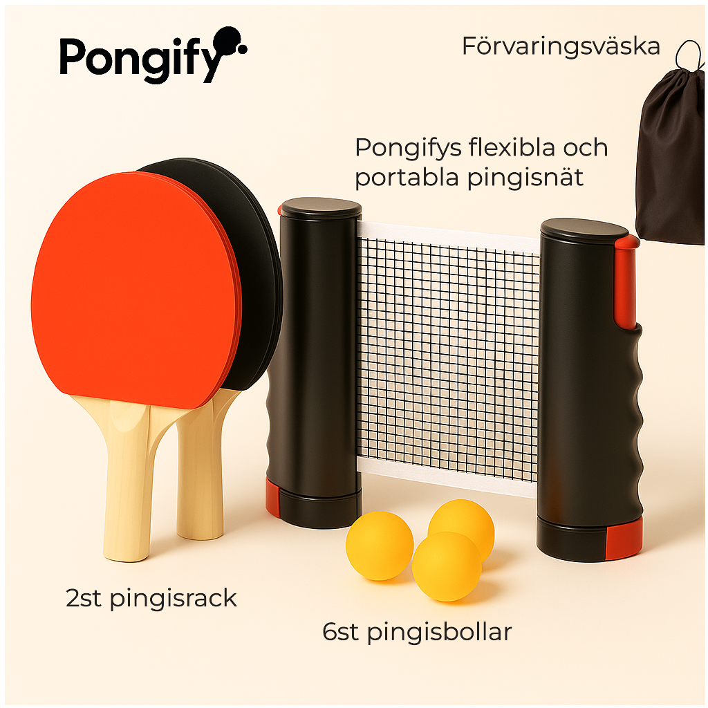 Pongify™ - Ett spel som får alla att lägga undan skärmarna!